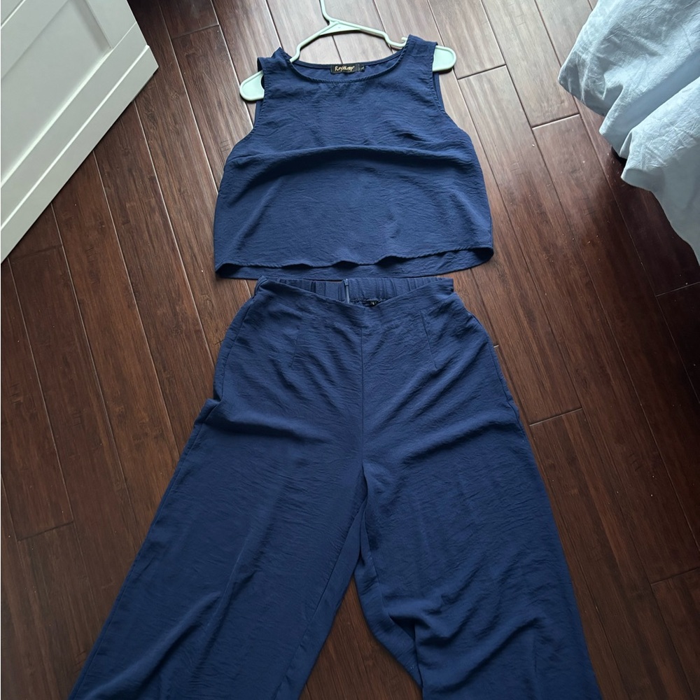 Navy matching set